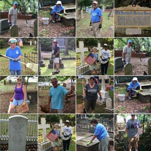 Burying ground cleanup 2016