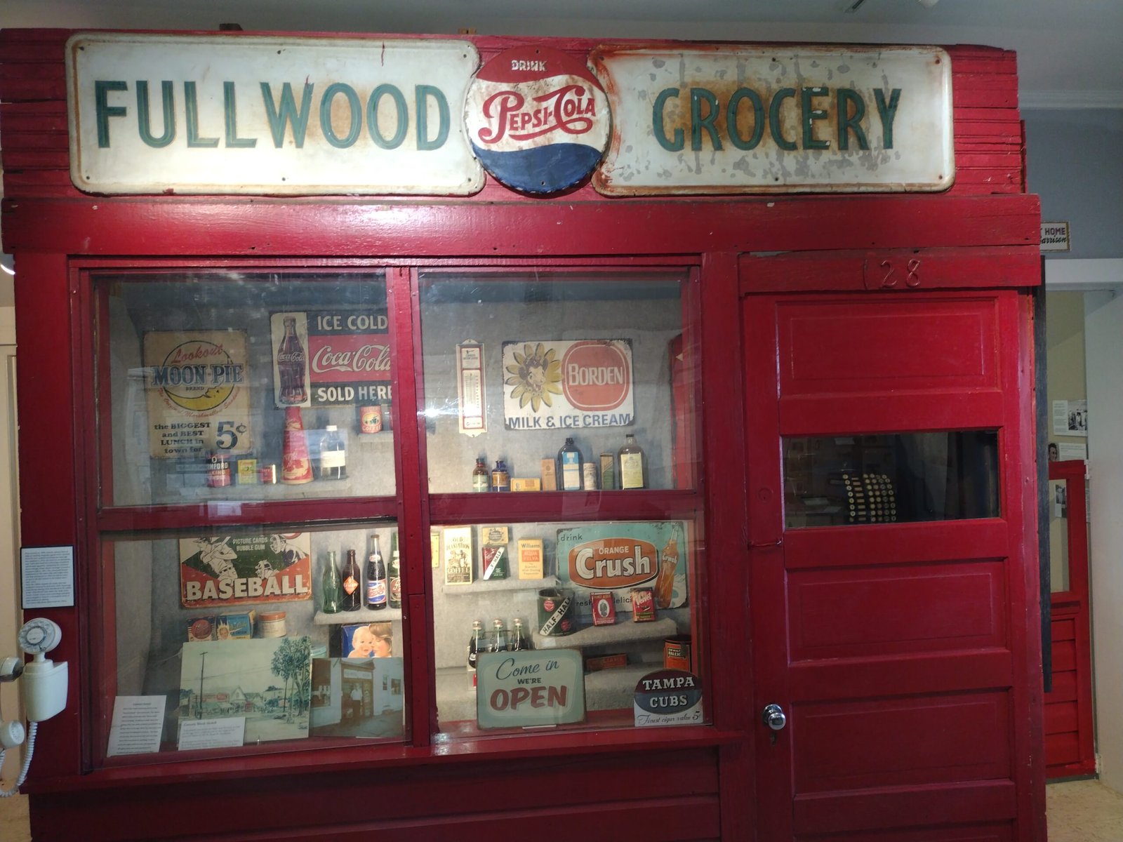 Fullwood Grocery vintage store display