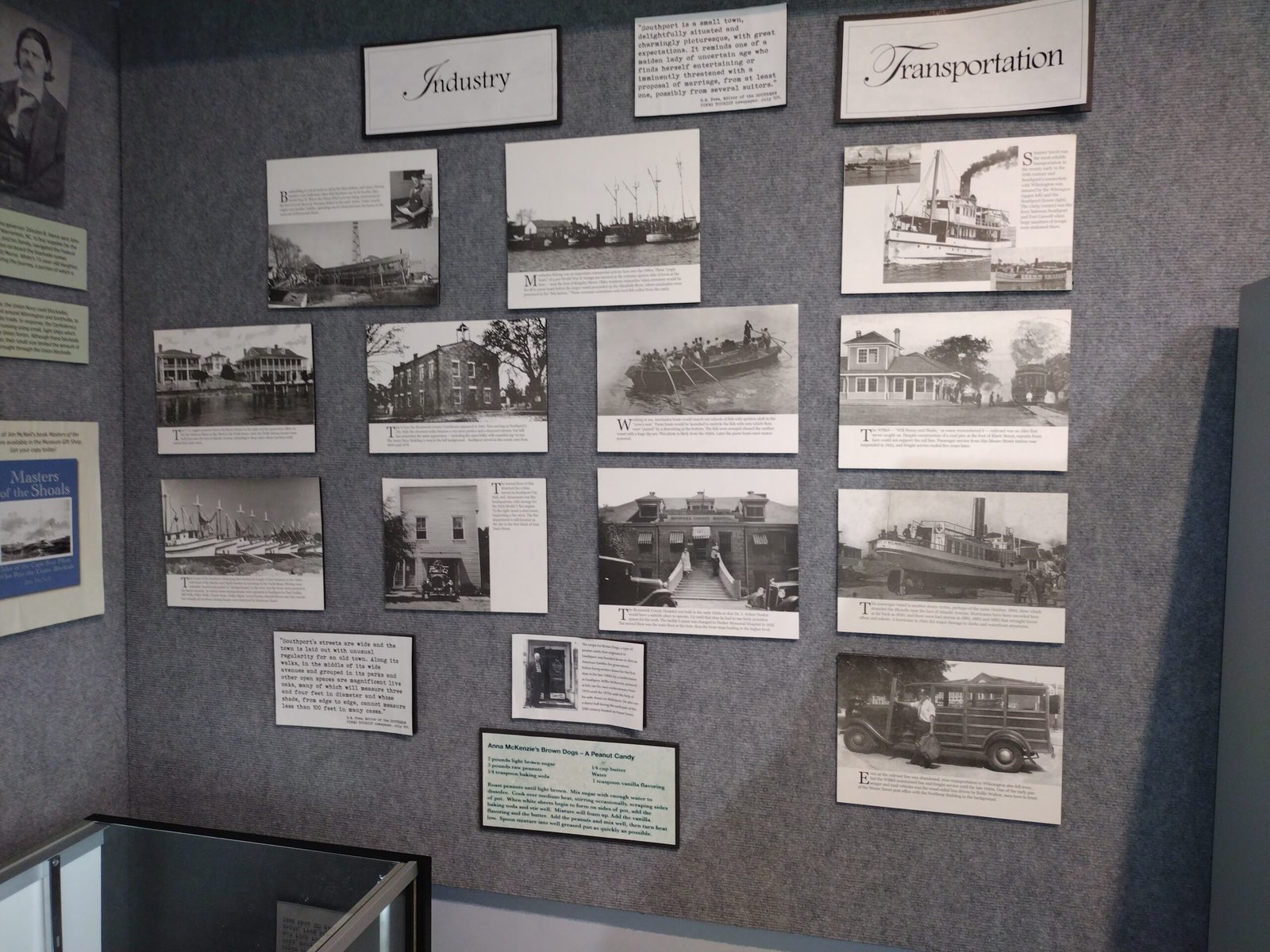 Industry and transportation photo wall
