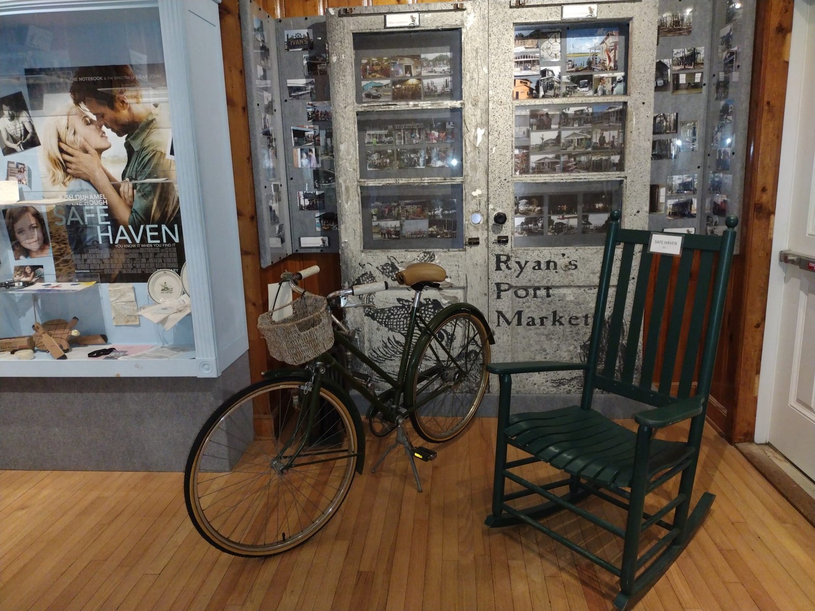Vintage store interior with bicycle and rocking chair