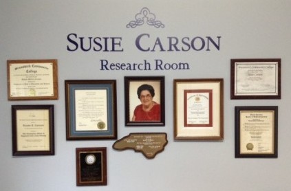 Suzy Carson Research Room